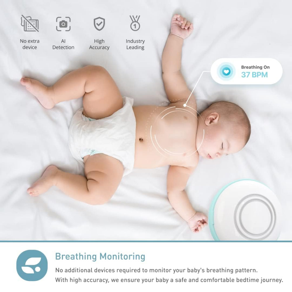 [OPEN BOX] LOLLIPOP HD WiFi Video Baby Monitor - Cotton Candy Pink
