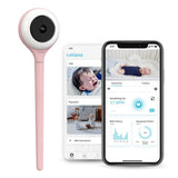 [OPEN BOX] LOLLIPOP HD WiFi Video Baby Monitor - Cotton Candy Pink