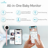 [OPEN BOX] LOLLIPOP HD WiFi Video Baby Monitor - Cotton Candy Pink