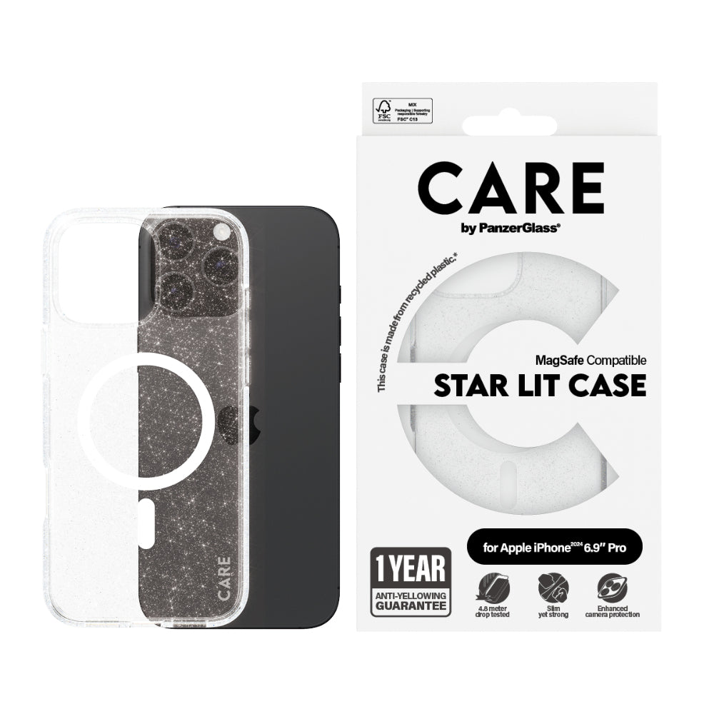 PANZERGLASS Care iPhone 16 Pro Max Magsafe Case Flagship Starlit