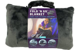 CABEAU Fold 'n Go Blanket - Charcoal Black