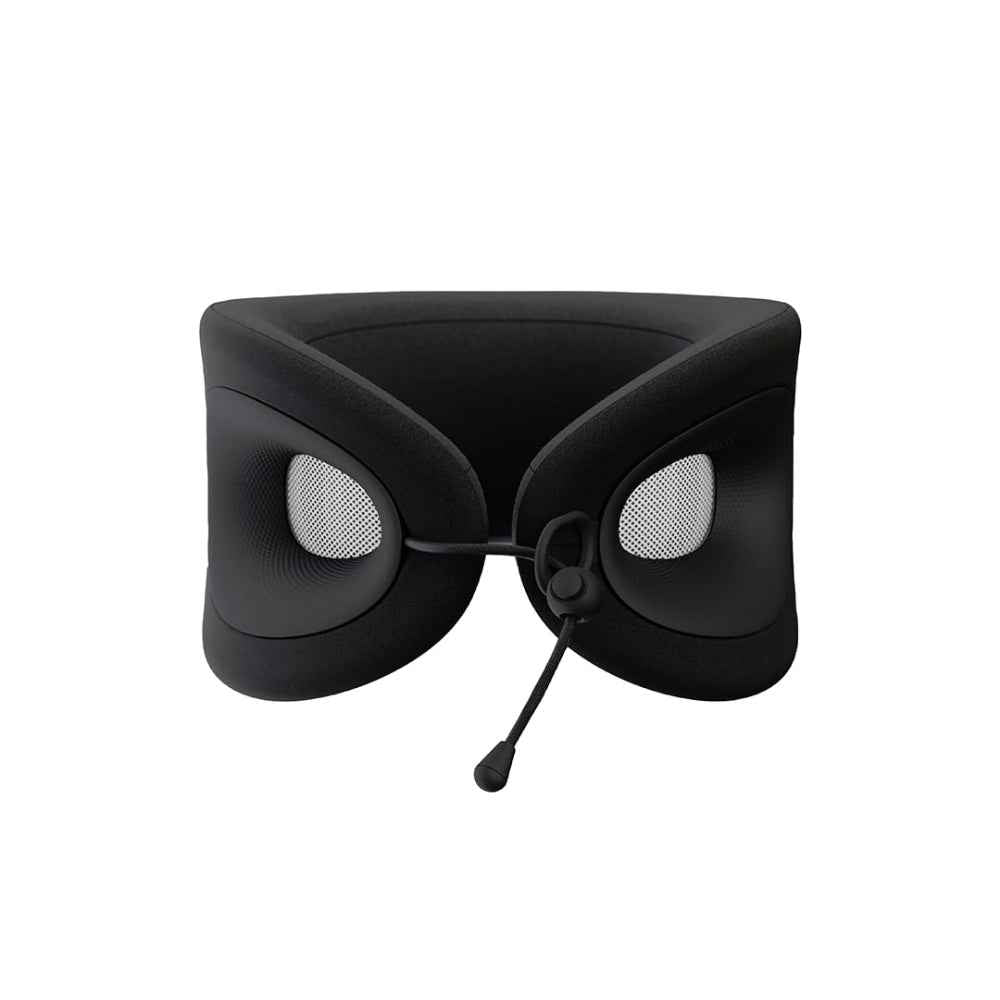 Cabeau Evolution X| First Customizable Neck Pillow, Adjustable Height & Neck Fit for Ultra Comfort, Supports Spine Alignment, w/ Air Vent for Cooling Effect, 14+ Years Old - Black/White