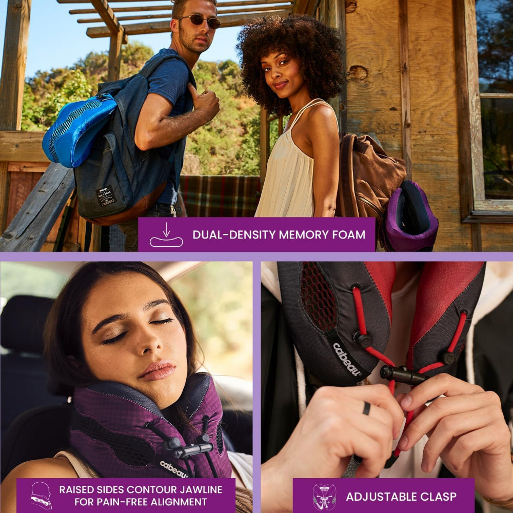 CABEAU Evolution Cool 2.0 Travel Pillow - Purple