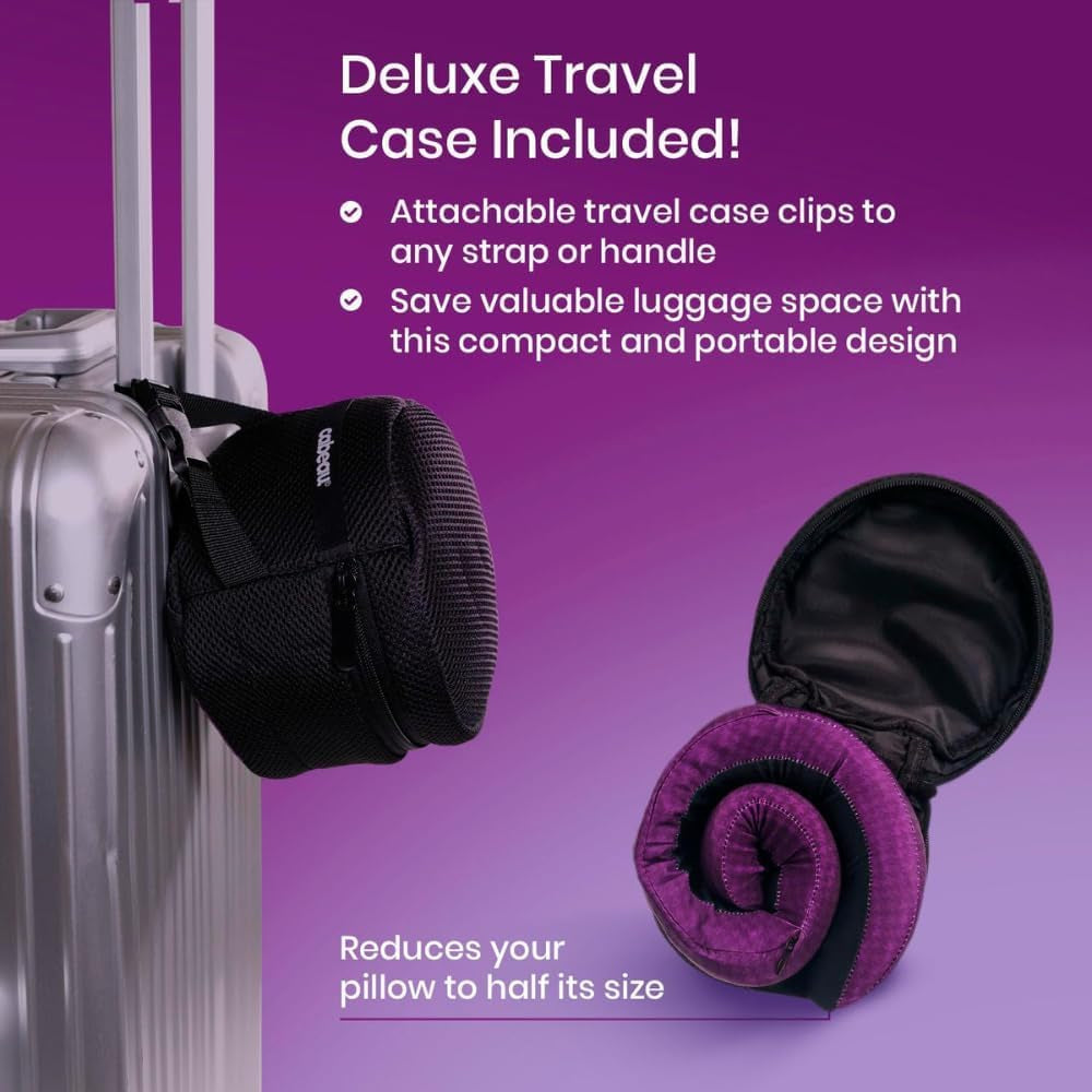 CABEAU Evolution Cool 2.0 Travel Pillow - Purple