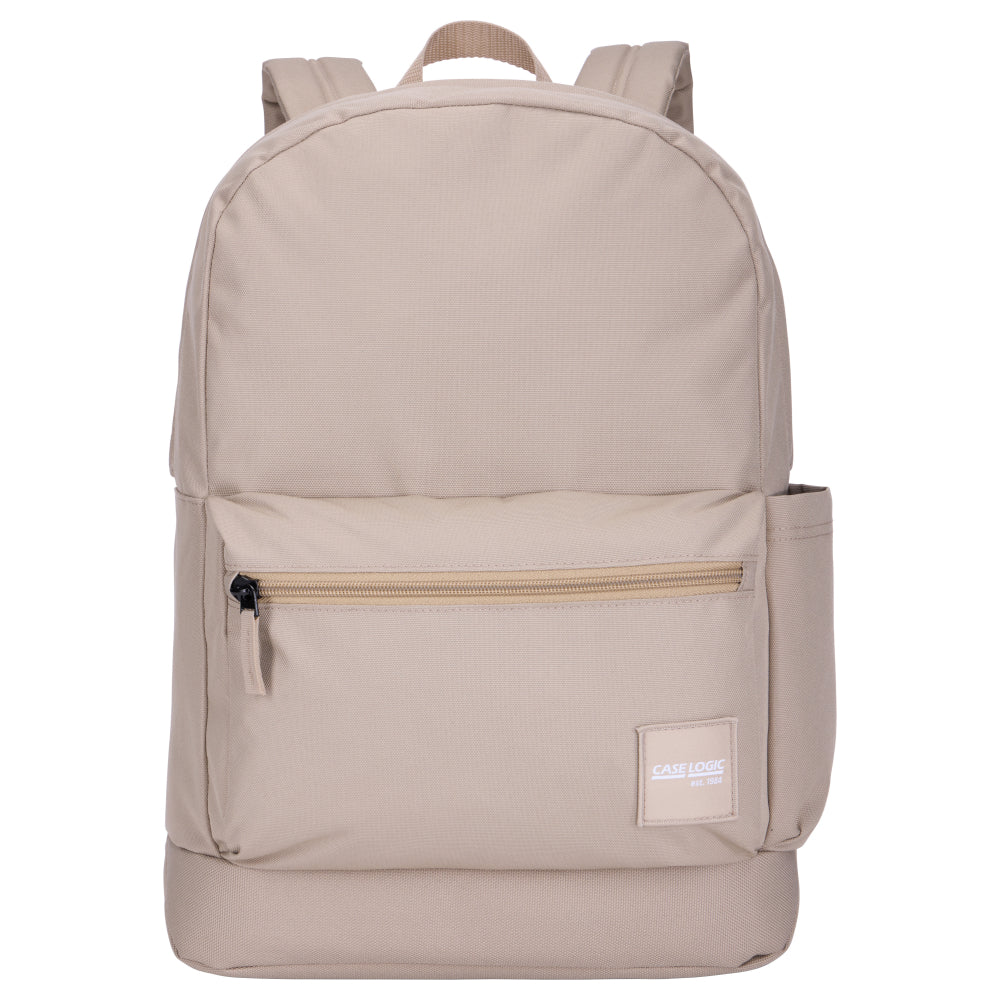 Case Logic Commence Recycled Backpack 24L| 16 Inch Laptop Backpack with Tablet Storage and Campus Pockets, For Student and Professionals, Boulder Beige