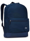 Case Logic Commence Recycled Backpack 24L, Fits Laptops up to 16 Inch, Tablet Sleeve, School and Laptop Bag, Navy Blue