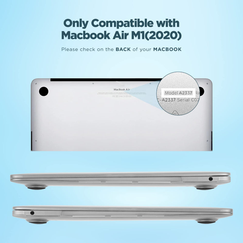 Case-Mate - Snap-On Hard Shell Cases with Keyboard Covers 13" MacBook Air 2018 Retina Display Clear