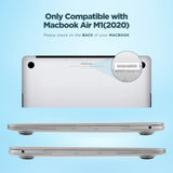 Case-Mate - Snap-On Hard Shell Cases with Keyboard Covers 13" MacBook Air 2018 Retina Display Clear