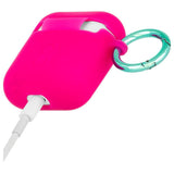 Case-Mate - AirPods Hook Ups Case & Neck Strap Fushia Dark Pink
