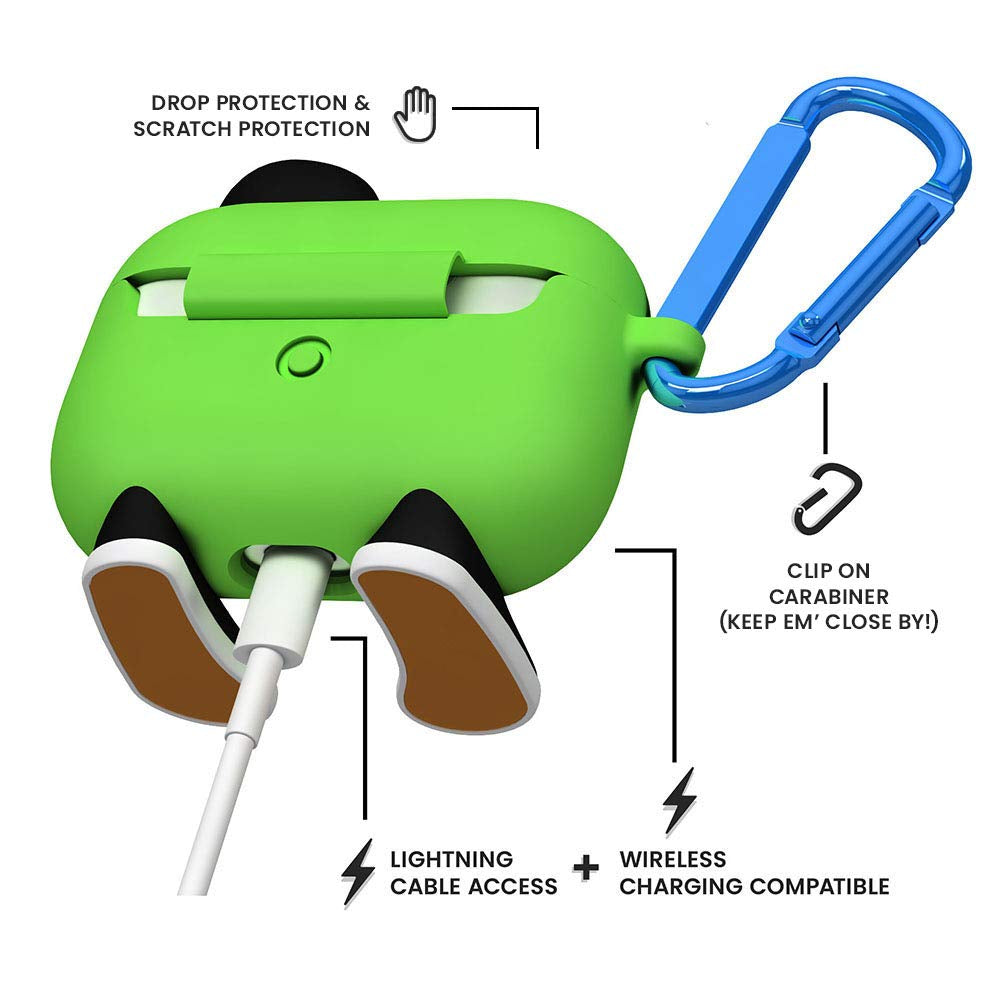 Case-Mate - Airpods Pro Case - CreaturePods - Chuck The Cool Guy (Green)