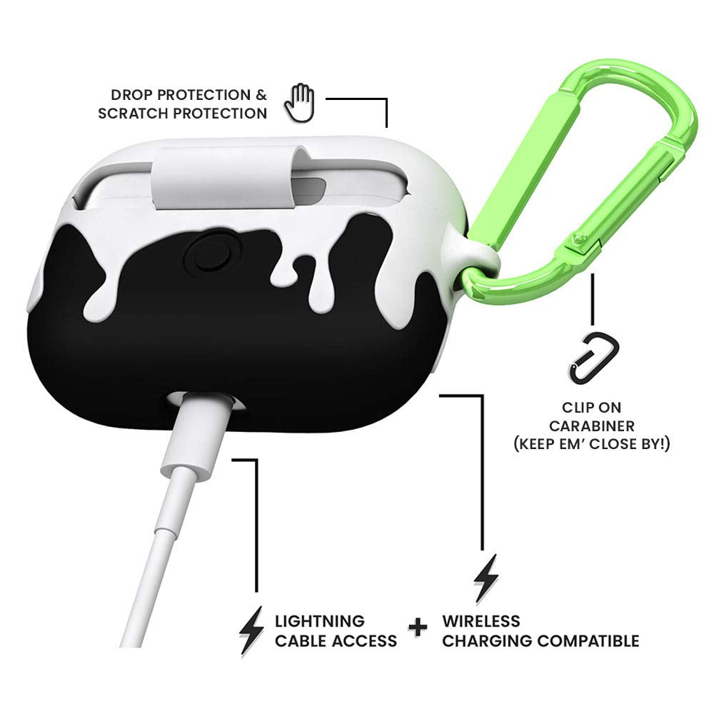 Case-Mate - Airpods Pro Case - CreaturePods - Ozzy Dramatic (White/Black)