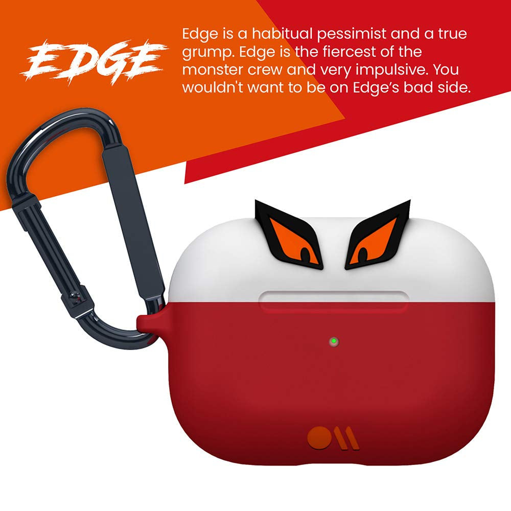 Case-Mate - Airpods Pro Case - CreaturePods - Edge The Bad Boy  (White/Red)