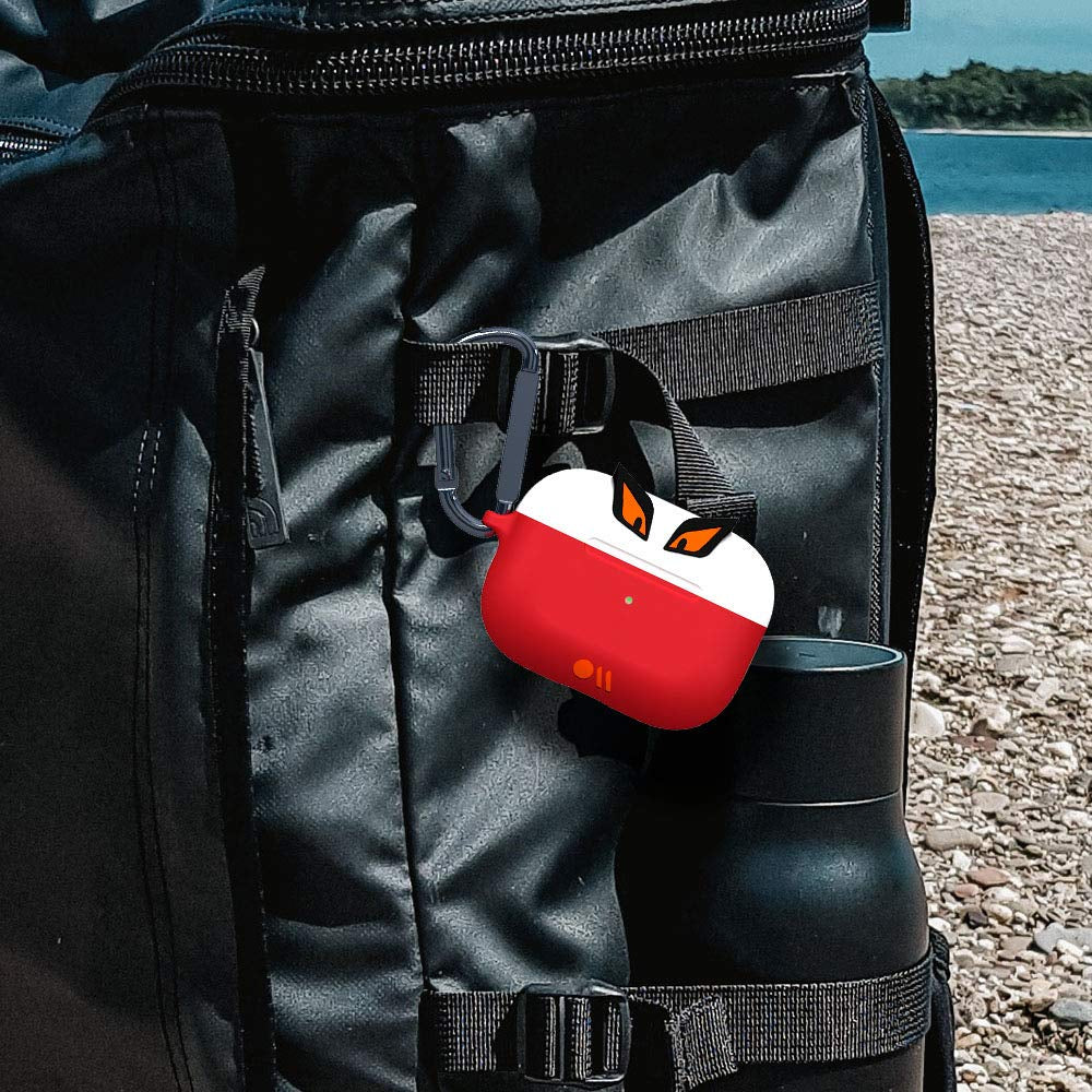 Case-Mate - Airpods Pro Case - CreaturePods - Edge The Bad Boy  (White/Red)