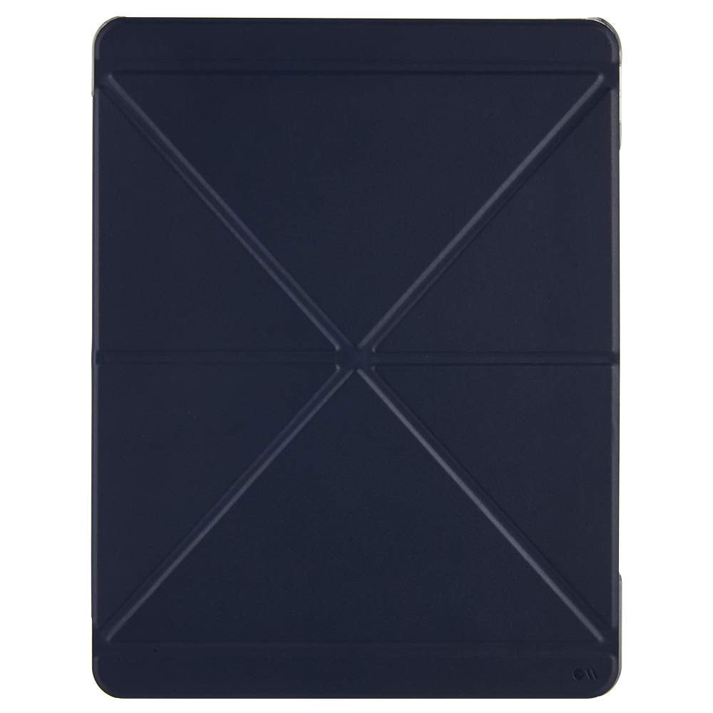 Case-Mate iPad Pro 11"  2nd Gen. 2020 Multi Stand Folio Case - Leather Origami Design w/ 360 Protection, Transparent Back w/ Multiple Viewing Mode, Auto Sleep/Wake - Blue