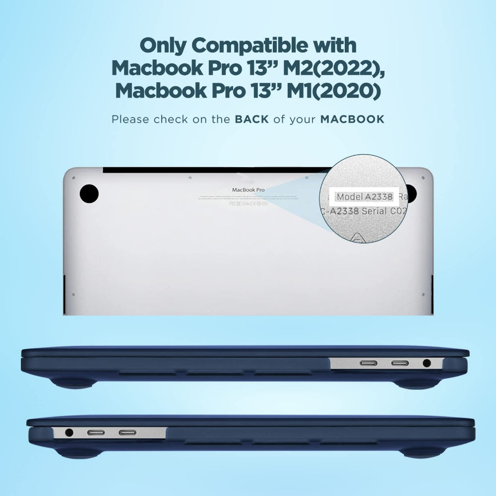غطاء CASE-MATE لجهاز MacBook Pro 2020 مقاس 13 بوصة - أزرق داكن
