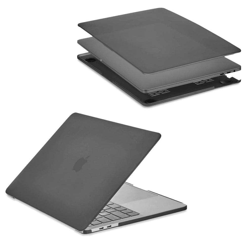 Case-mate Snap-On Apple Macbook Pro 13" 2020 Case - Transparent Hardshell cover Impact & Scratch Protection, See-Through Apple Logo w/ Keyboard Cover (US & UK Layout) - Smoke