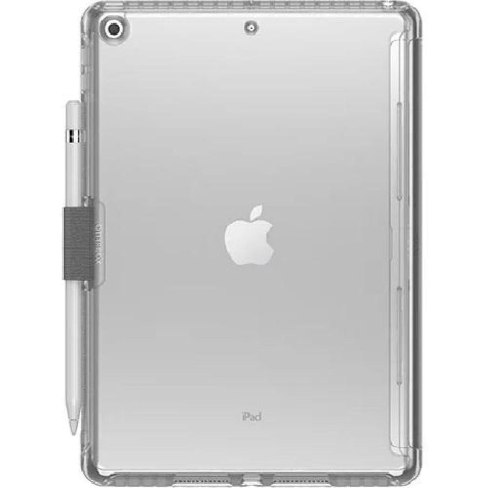 Case-mate Multi-Stand Case for Apple iPad Pro 11" 2021 3rd Gen|Folding Origami Folio Cover, Impact & Scratch Protection, Slim & Thin, See-Through Apple Logo - Gray