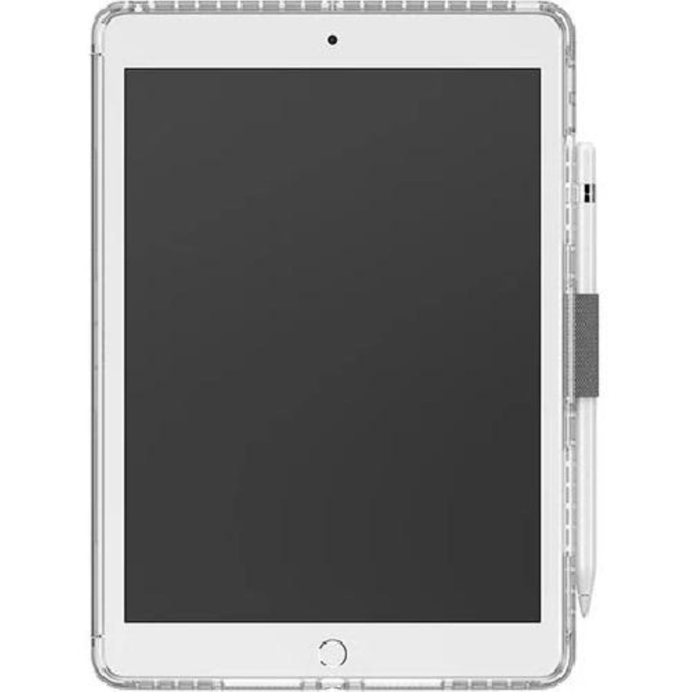 Case-mate Multi-Stand Case for Apple iPad Pro 11" 2021 3rd Gen|Folding Origami Folio Cover, Impact & Scratch Protection, Slim & Thin, See-Through Apple Logo - Gray