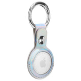 Case-mate Leather Keychain Apple AirTag Case |Innovative Heavy Duty Ring Clip, Easily Insert or Remove AirTag, Scratch Protection for Apple AirTag - Iridescent