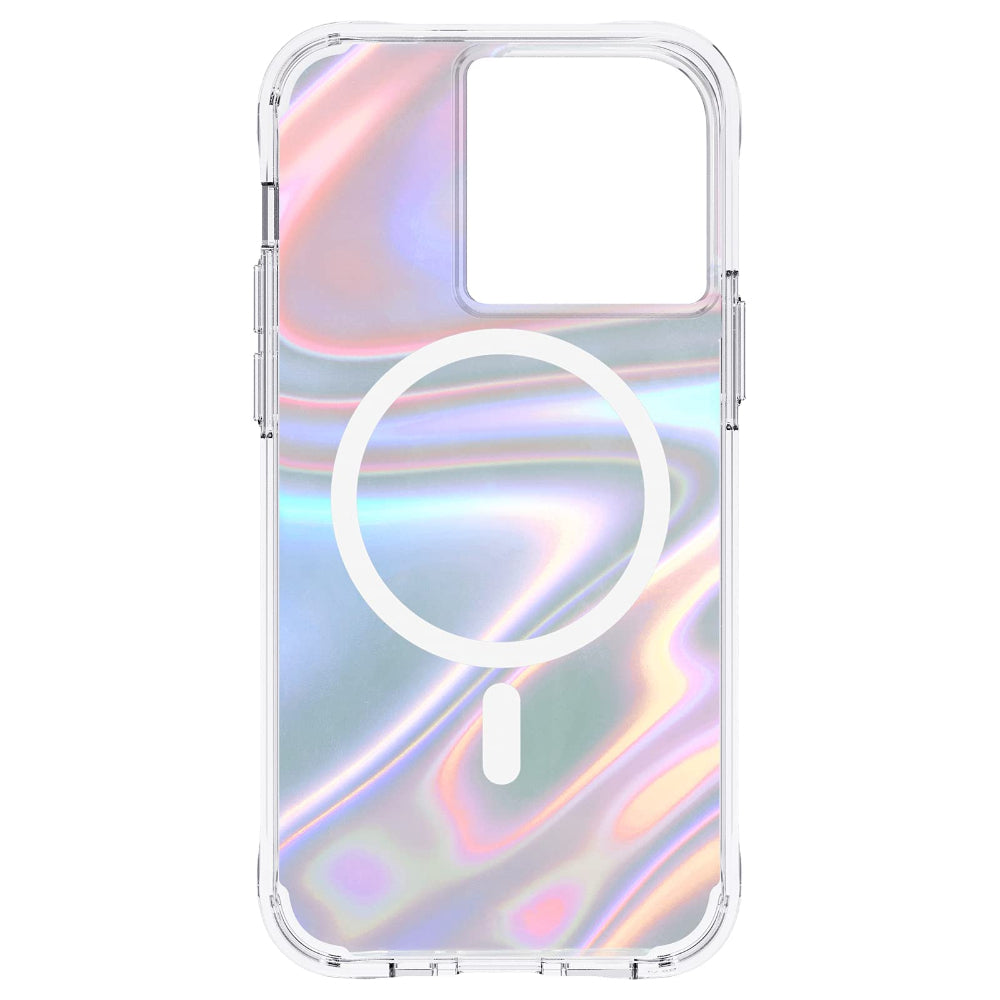 [OPEN BOX] CASE-MATE iPhone 13 Pro - Soap Bubble w/ MagSafe and Antimicrobial - Iridescent