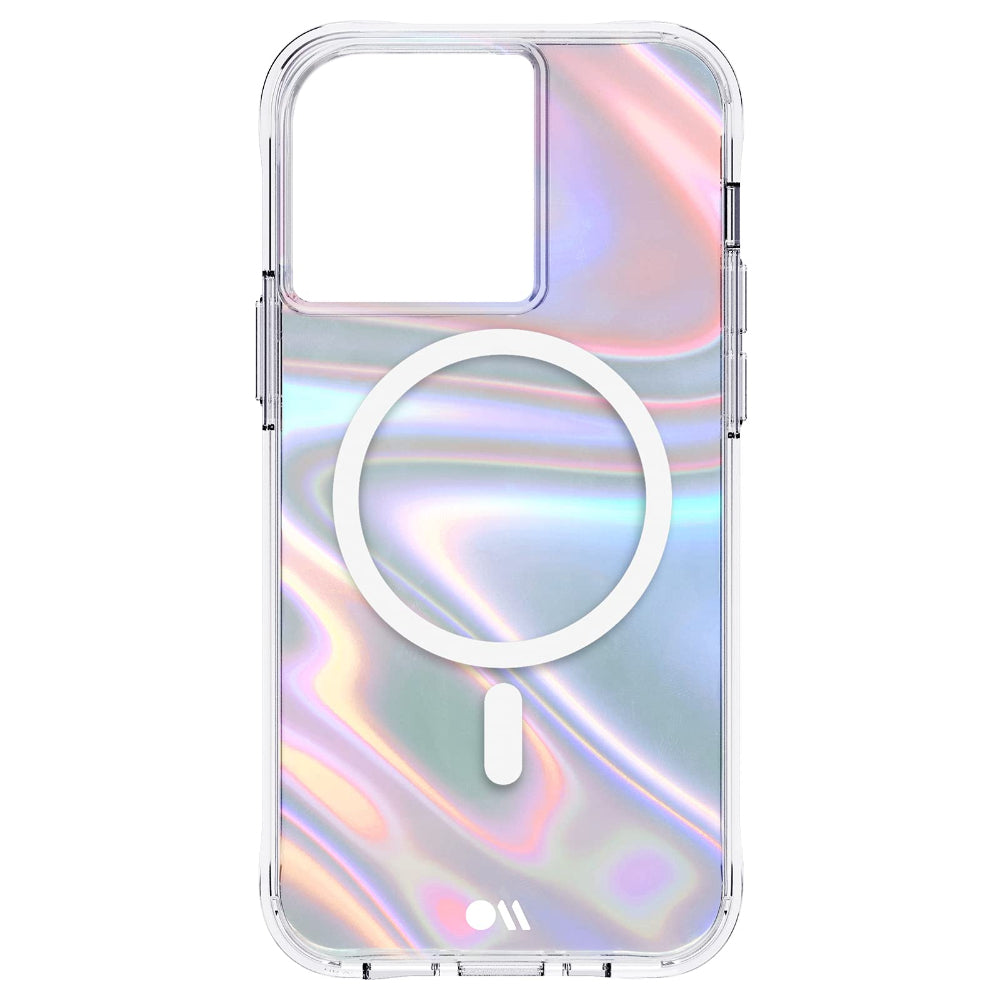 CASE-MATE iPhone 13 Pro - Soap Bubble w/ MagSafe and Antimicrobial - Iridescent