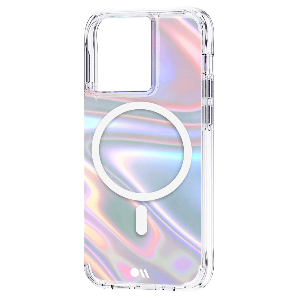CASE-MATE iPhone 13 Pro - Soap Bubble w/ MagSafe and Antimicrobial - Iridescent