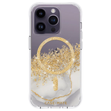 [علبة مفتوحة] غطاء CASE-MATE لهاتف iPhone 14 Pro - غطاء Karat Marble مع Magsafe - شفاف متعدد الألوان