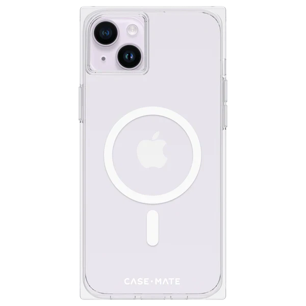 [علبة مفتوحة] غطاء CASE-MATE لهاتف iPhone 14 - غطاء Blox مع Magsafe - شفاف