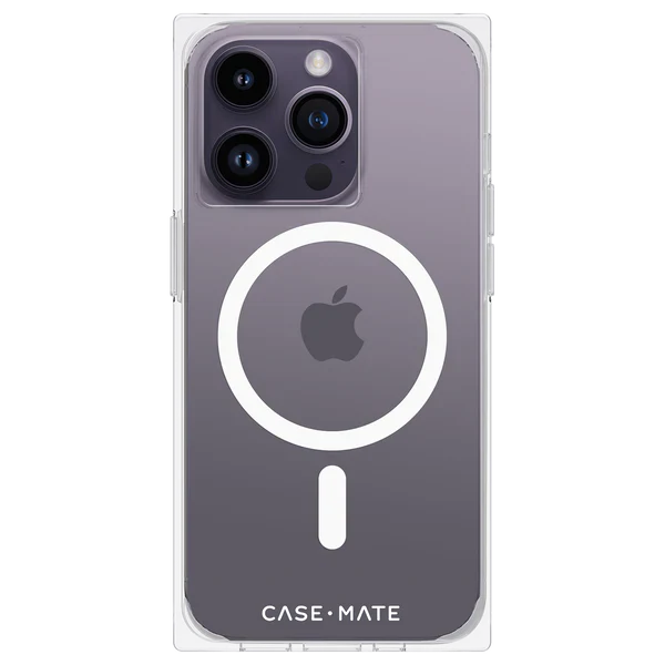 [علبة مفتوحة] غطاء CASE-MATE لهاتف iPhone 14 Pro - غطاء Blox مع Magsafe - شفاف