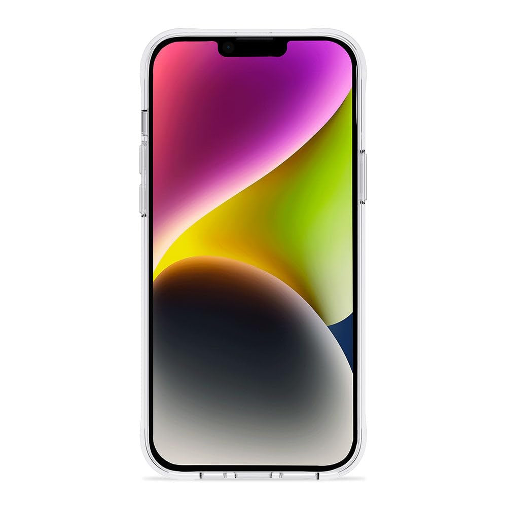 Case-mate Karat Case w/ Magsafe for Apple iPhone 14 Plus 2022 6.7" - 10-Ft Drop tection w/ Micropel Antimicrobial Layer 1-Pc Construction, Built-in Magnet for Magsafe Wireless Charging - Onyx