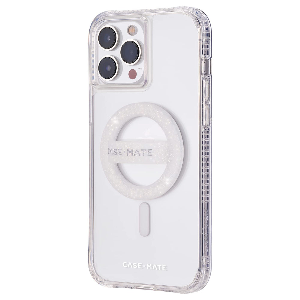 مقبض CASE-MATE ذو الحلقة المغناطيسية متوافق مع MagSafe - أبيض لامع