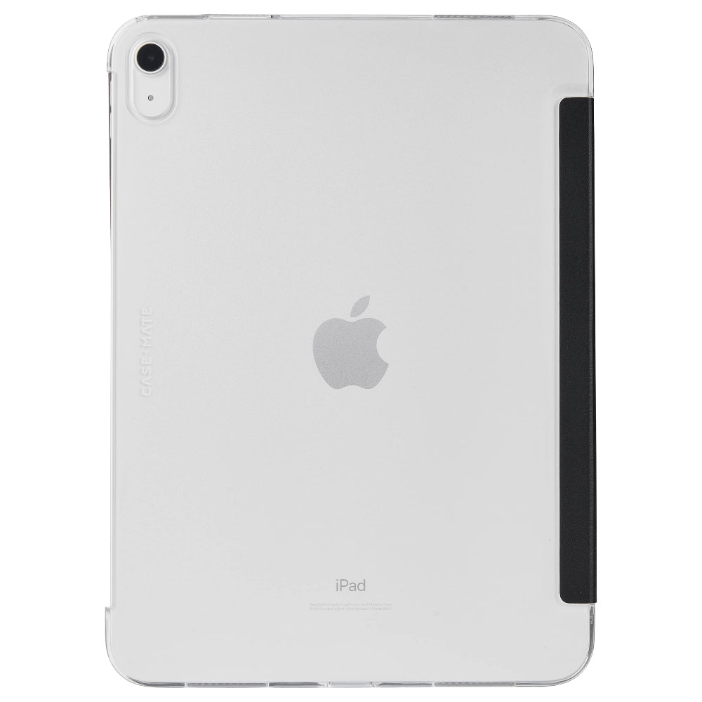 Case-mate Multi-Stand Case for Apple iPad 10.9" 2022 10th Gen|Folding Origami Folio Cover, Impact & Scratch Protection, Slim & Thin, Multiple Viweing Modes for Work & Leisure - Black