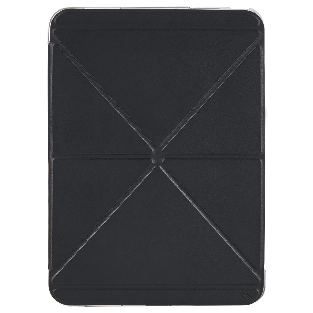 Case-mate Multi-Stand Case for Apple iPad 10.9" 2022 10th Gen|Folding Origami Folio Cover, Impact & Scratch Protection, Slim & Thin, Multiple Viweing Modes for Work & Leisure - Black