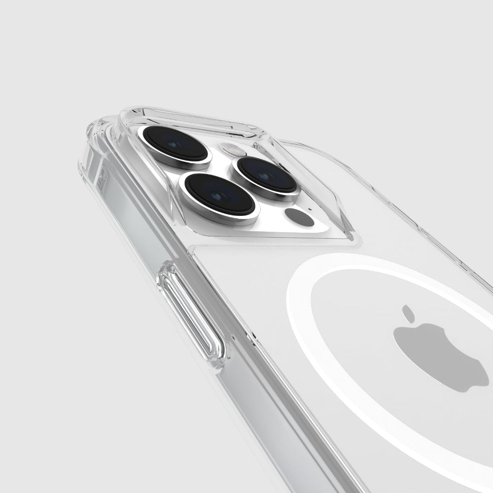 Case-mate Tough Case w/ Magsafe for Apple iPhone 15 Pro 2023 6.1"| 12-Ft Drop Protection w/ Anti-Scratch Coating, AntiMicrobial Layer, Anti-Yellowing, Raised Edges, Wireless Charging- Clear