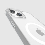 Case-mate Tough Case w/ Magsafe for Apple iPhone 15 Plus 2023 6.7"| 12-Ft Drop Protection w/ Anti-Scratch Coating, AntiMicrobial Layer, Anti-Yellowing, Raised Edges, Wireless Charging- Clear