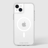 Case-mate Tough Case w/ Magsafe for Apple iPhone 15 Plus 2023 6.7"| 12-Ft Drop Protection w/ Anti-Scratch Coating, AntiMicrobial Layer, Anti-Yellowing, Raised Edges, Wireless Charging- Clear