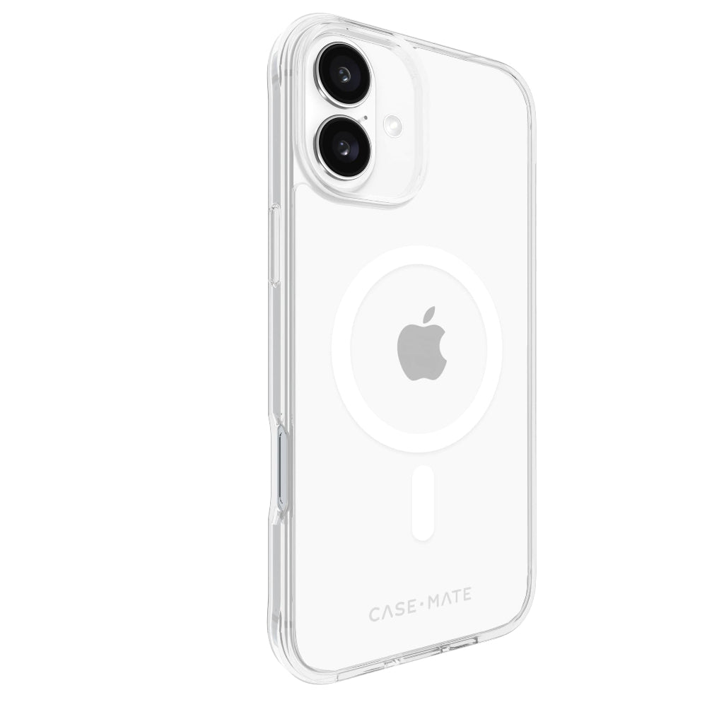 Case-mate Tough Case w/ Magsafe for Apple iPhone 16 Plus 6.7" 2024| 12-Ft Drop Protection w/ Anti-Scratch Anti Yellowing Coating, Raised Edges, Fashion Case, Wireless Charging - Clear