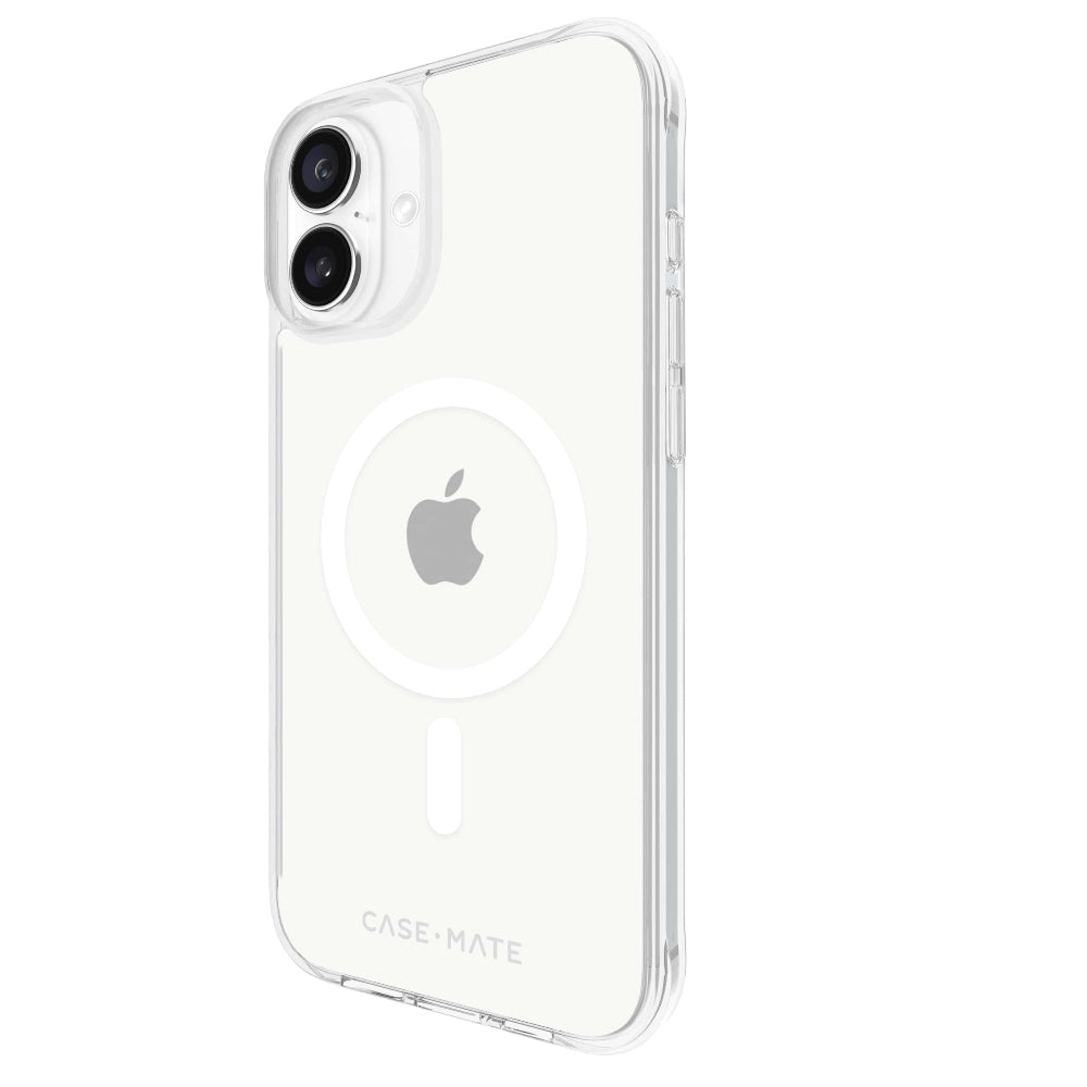 Case-mate Tough Case w/ Magsafe for Apple iPhone 16 Plus 6.7" 2024| 12-Ft Drop Protection w/ Anti-Scratch Anti Yellowing Coating, Raised Edges, Fashion Case, Wireless Charging - Clear