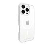 Case-mate Tough Case w/ Magsafe for Apple iPhone 16 Pro 6.3" 2024| 12-Ft Drop Protection w/ Anti-Scratch Anti Yellowing Coating, Raised Edges, Fashion Case, Wireless Charging - Clear
