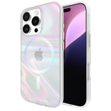 Case-mate Soap Bubble Case w/ Magsafe for Apple iPhone 16 Pro 6.3" 2024| 12-Ft Drop Protection w/ Anti-Scratch Anti Yellowing Coating, Raised Edges, Fashion Case, Wireless Charging - Iridiscent