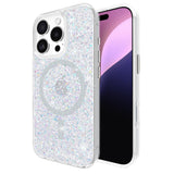 Case-mate Twinkle Case w/ Magsafe for Apple iPhone 16 Pro 6.3" 2024| 12-Ft Drop Protection w/ Anti-Scratch Anti Yellowing Coating, Raised Edges, Fashion Case, Wireless Charging - Silver