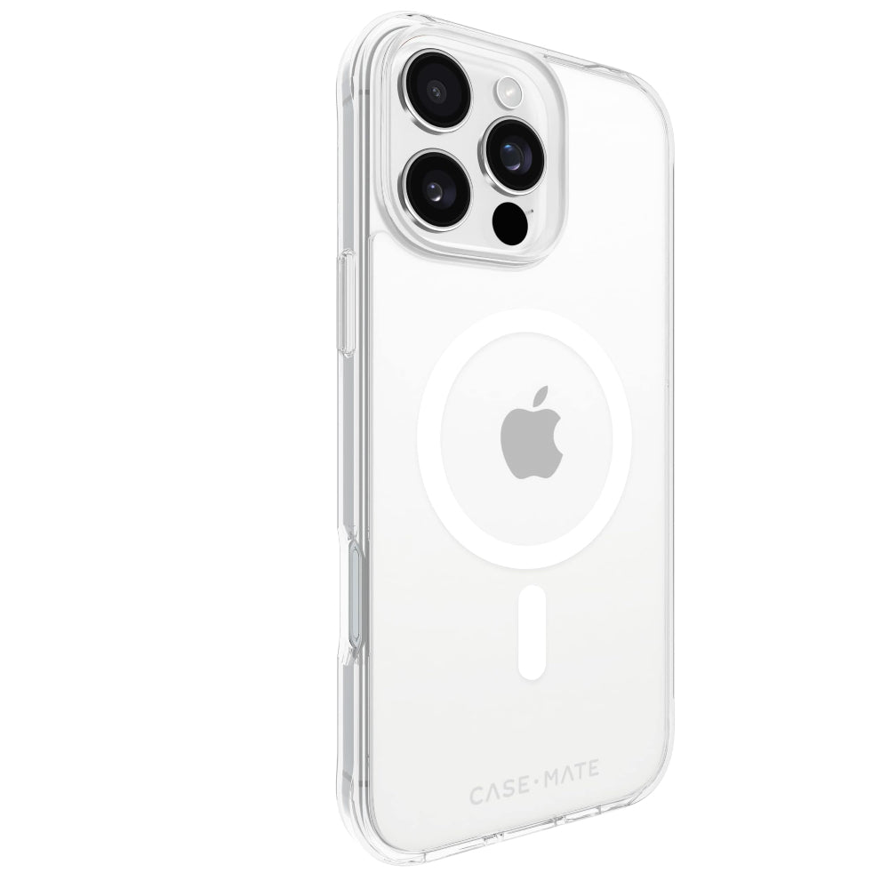 Case-mate Tough Case w/ Magsafe for Apple iPhone 16 Pro Max 6.9" 2024| 12-Ft Drop Protection w/ Anti-Scratch Anti Yellowing Coating, Raised Edges, Fashion Case, Wireless Charging - Clear