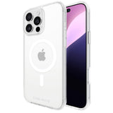 Case-mate Tough Case w/ Magsafe for Apple iPhone 16 Pro Max 6.9" 2024| 12-Ft Drop Protection w/ Anti-Scratch Anti Yellowing Coating, Raised Edges, Fashion Case, Wireless Charging - Clear