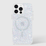 Case-mate Twinkle Case w/ Magsafe for Apple iPhone 16 Pro Max 6.9" 2024| 12-Ft Drop Protection w/ Anti-Scratch Anti Yellowing Coating, Raised Edges, Fashion Case, Wireless Charging - Silver