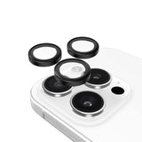 Case-mate Camera Lens Protector for Apple iPhone 16 Pro  / 16 Pro Max 20224| Picture Perfect Ultra High Clarity Glass,Full Coverage Individual Lens Protection, Anti-Scratch Anti-Fingerprint - Black