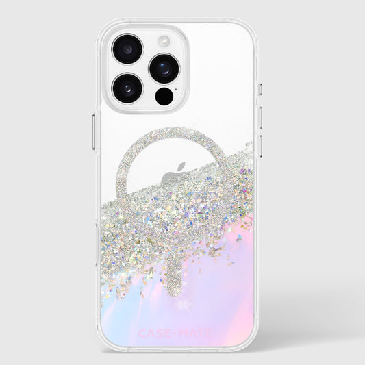 Case-mate Karat Case w/ Magsafe for Apple iPhone 16 Pro Max 6.9" 2024| 12-Ft Drop Protection w/ Anti-Scratch Anti Yellowing Coating, Raised Edges, Fashion Case, Wireless Charging - Holographic