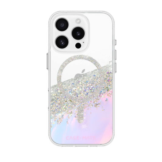 Case-mate Karat Case w/ Magsafe for Apple iPhone 16 Pro 6.3" 2024| 12-Ft Drop Protection w/ Anti-Scratch Anti Yellowing Coating, Raised Edges, Fashion Case, Wireless Charging - Holographic