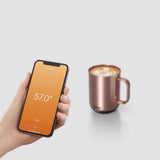 EMBER Mug 2 Metallic Collection 10 Oz / 295 ML Rose Gold Uk Plug