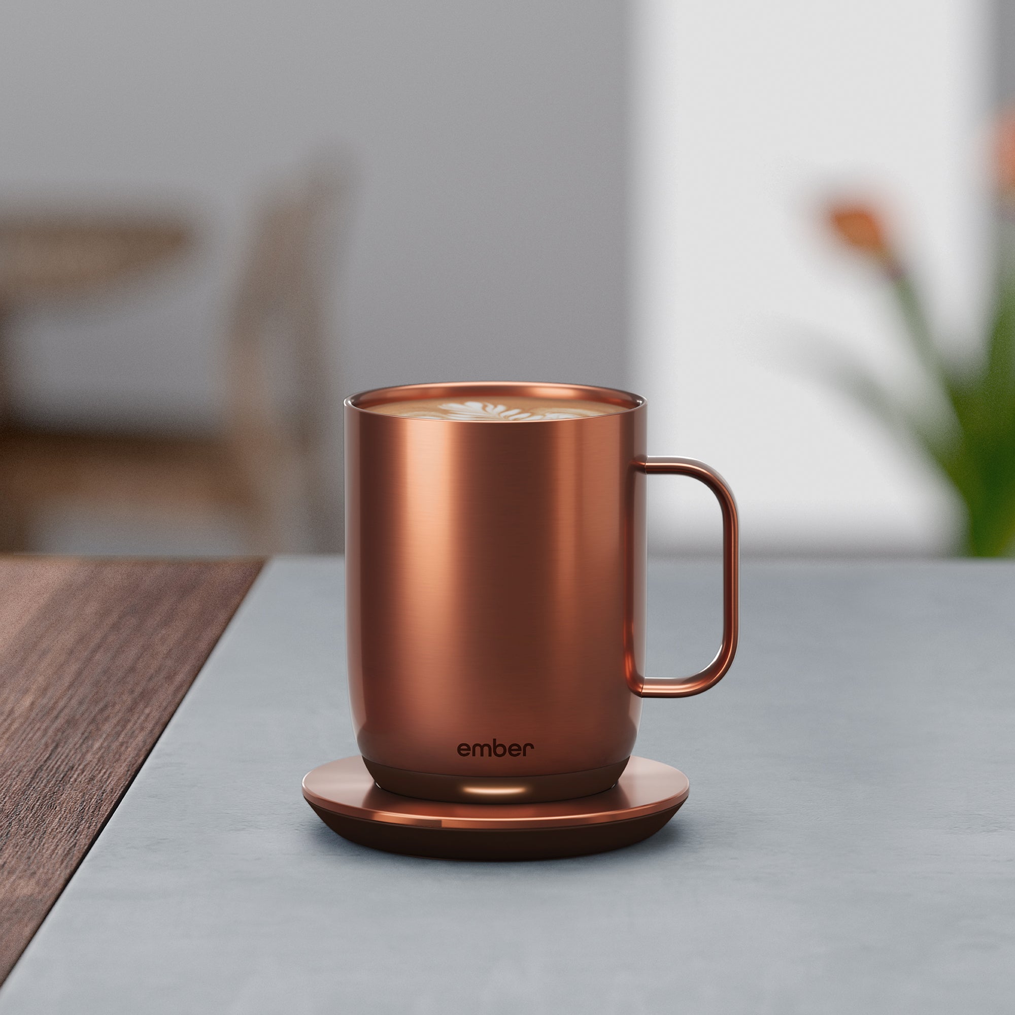 EMBER Mug 2 Metallic Collection 14O z / 414 ML Copper Uk Plug
