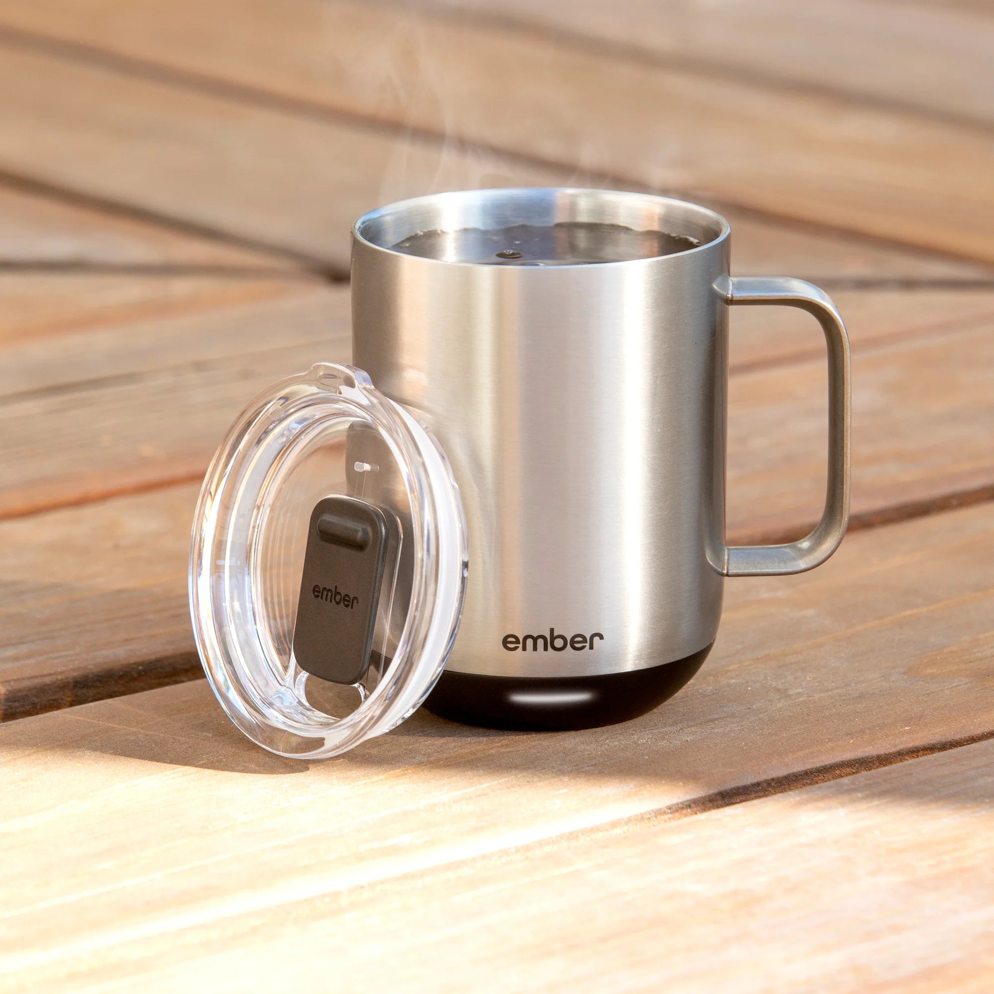 EMBER Sliding Lid For EMBER Mug 2 10 Oz / 295 ML Clear
